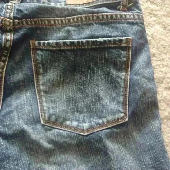 Denim Colab Salt Water & Song Womens Mid Rise Boyfriend Distressed Denim 9 - Picture 9 of 15